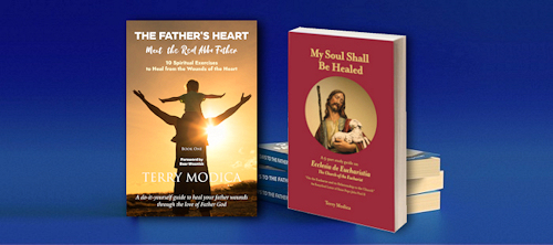 Terry's books, 30 Days to the Father's Heart, and My Soul Shall Be Healed